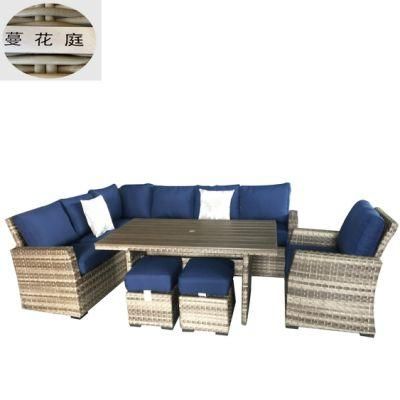 Modern Leisure Waterproof Sunscreen Party Outdoor Table and Chair Set