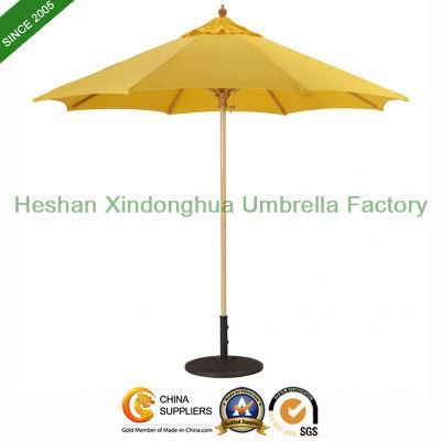 9 Feet Market Patio Wooden Umbrella for Hotel (WU-R0827)