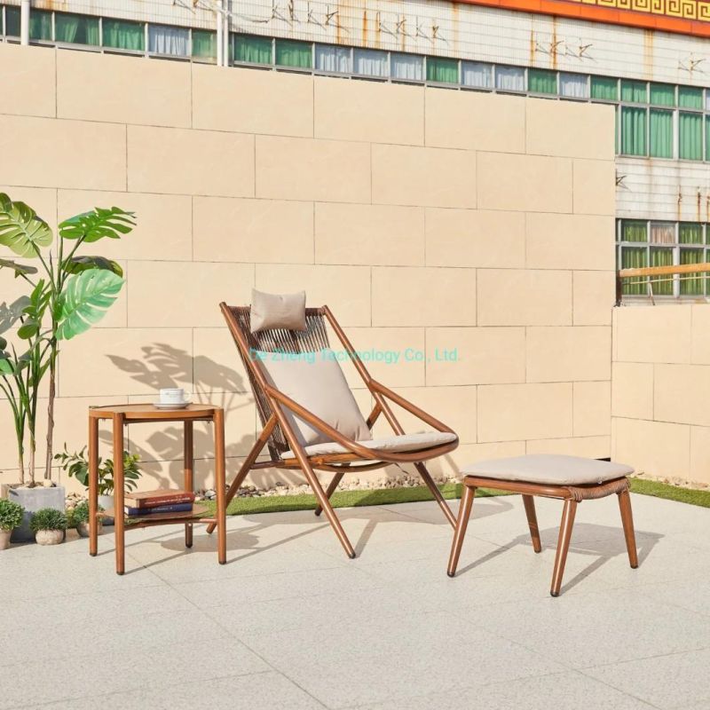 Hot Sell Outdoor Rope Chair All Weather Cheap Bistro Patio Garden Chair Patio Furniture New Design Garden Chairs