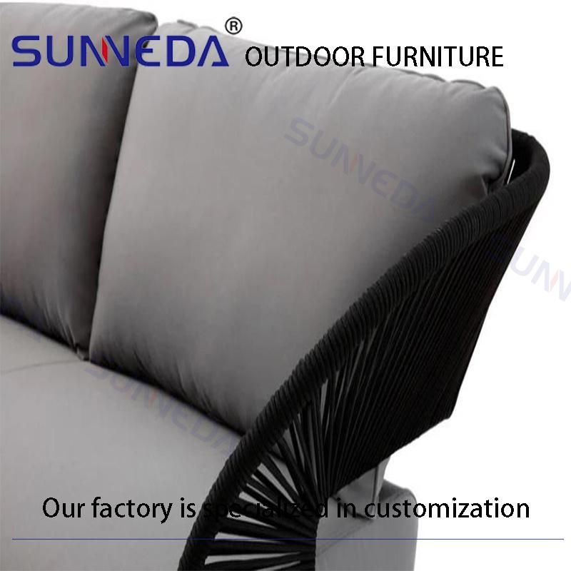 Modern Hot - Selling Double Seating with End Table and Soft Cushion