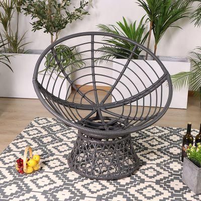 Customized Aluminium+ Rattan Darwin or OEM Luxury Garden Swivel Chair