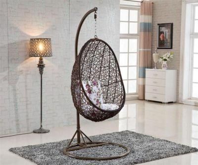 OEM Metal by Sea Egg with Stand Indoor Swing Chair Outdoor Balcony Furniture Patio Swing