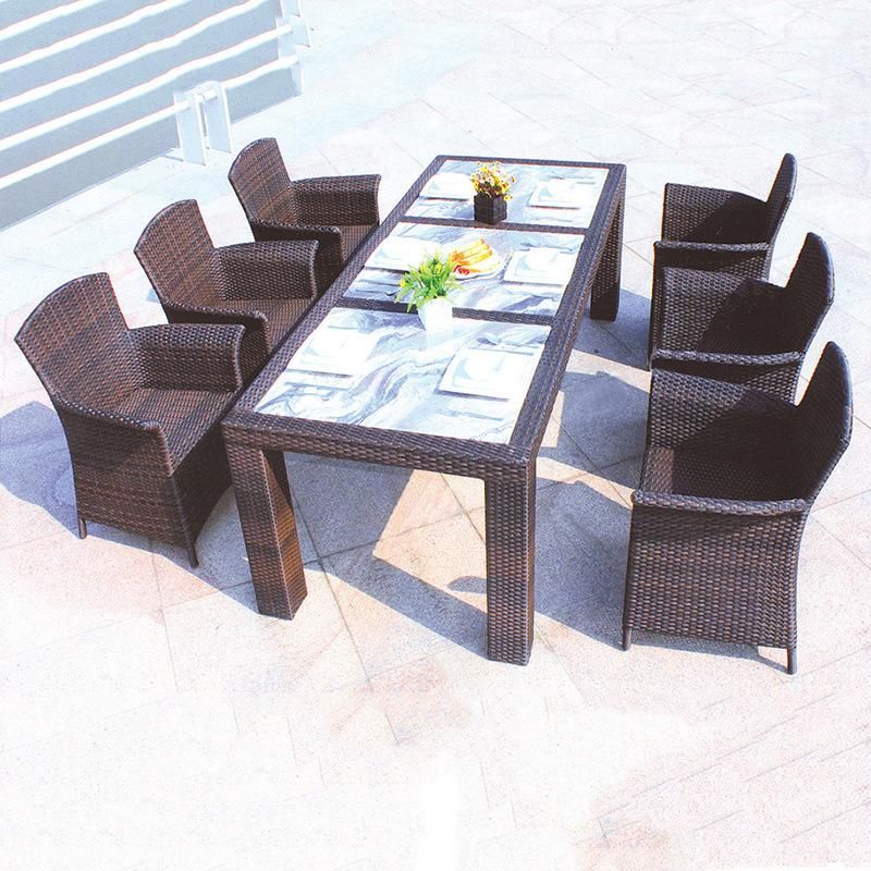 Outdoor Swing Sofa Chair Furniture Wicker Dining Set