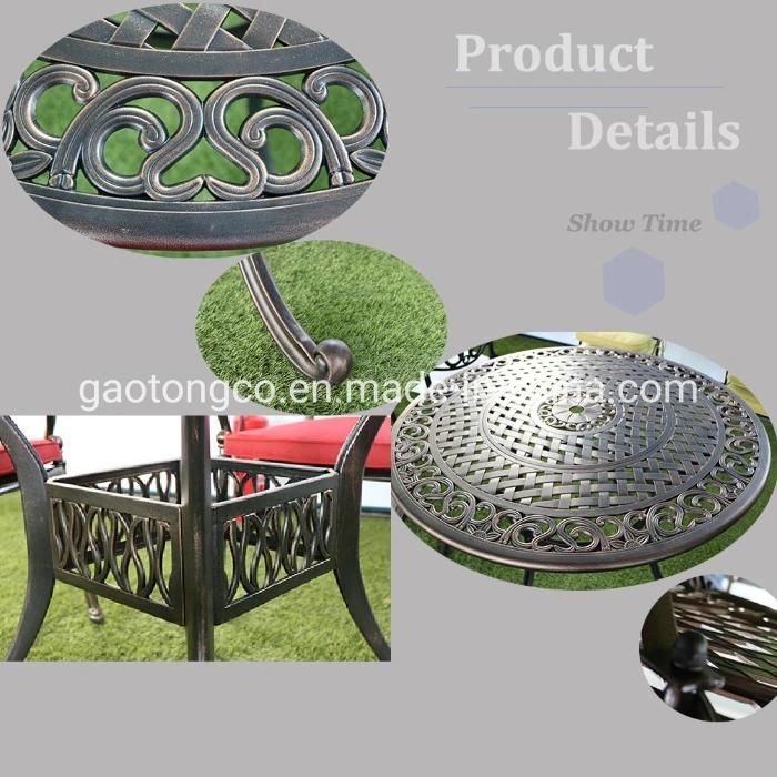 Cast Aluminum Garden Furniture Import Fittings for Dubai France Germany Greece