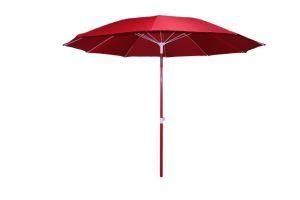 9FT Home Products Outdoor Umbrella Sets Aluminum Pole Fiberglass Push up Umbrella