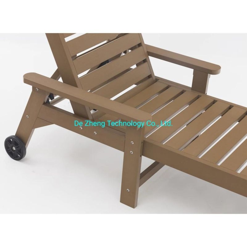 China Wholesale Modern Outdoor Garden Chaise Lounge for Home with Cushion