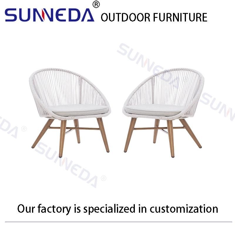 Modern Design Weaving Outdoor Indoor and Outdoor Furniture Material Rope Chair