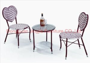 Iron Rattan Wicker Outdoor Garden Coffee Dining Chair (JJ-S485&584)