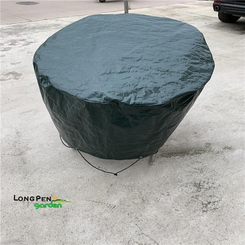 PE Waterproof Outdoor Furniture Cover Round Shape