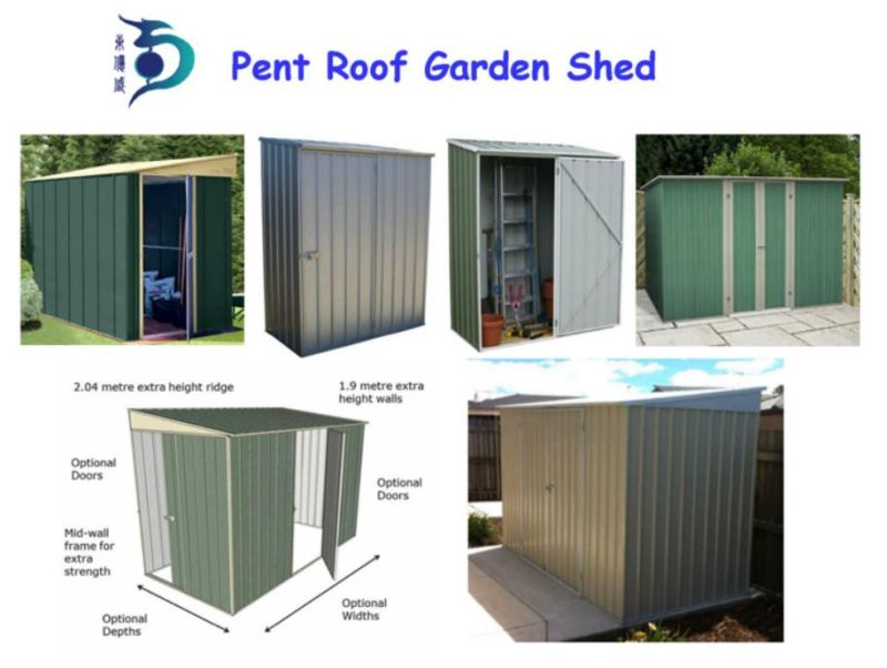 Economical Metal Shed Garden Shed outdoor Storage Shed for Gardening Products Rdsa6X4-Z2
