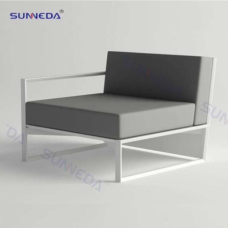 Simple Aluminum Leisure Outdoor Sofa Set Garden Coffee Table