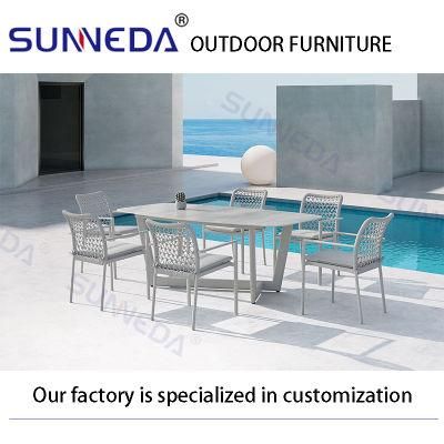 colorful PE Wicker Plastic Wicker Metal Frame Simple Chairs