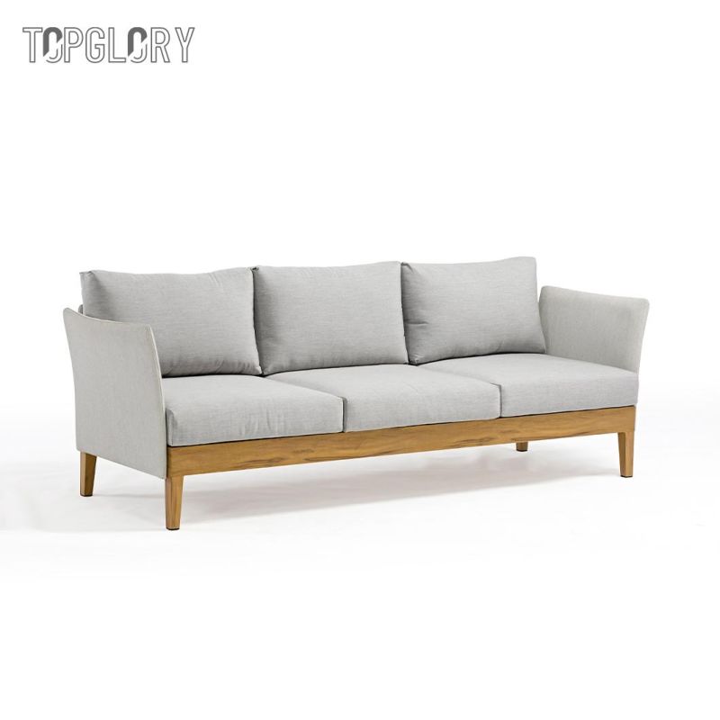 Outdoor Aluminum Beach Swimming Pool Fabric Cushion Wholesale Modern Sofa Set