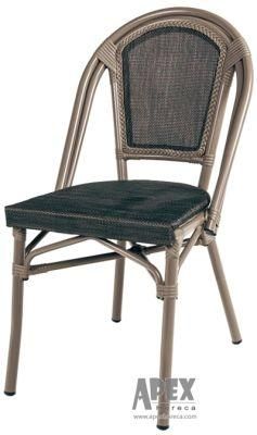 Patio Outdoor Furniture Hotel Dining Bamboo Look Chairs