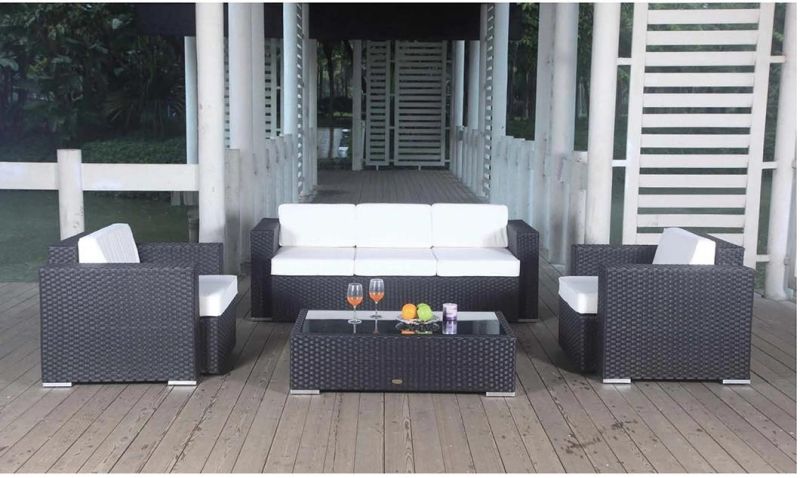 Factory Wholesale Outdoor Furniture Set Rattan Sofa Waterproof Comfortable