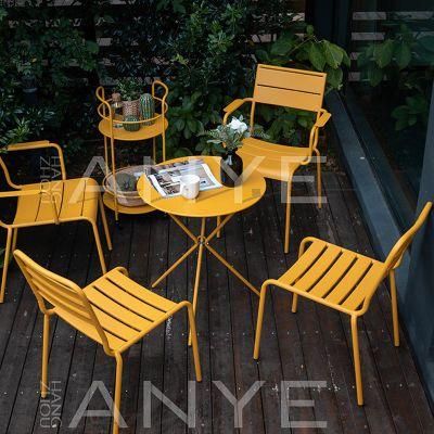 Occasional Home Furniture Solid Steel Rust Resistant Stackable Western Restaurant Furniture Dining Chair