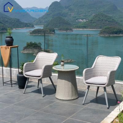 3PCS Casual Patio Rattan Garden Furniture Seating Set