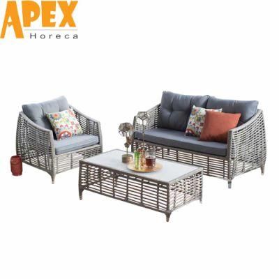 Outdoor Waterproof Comfortable Combination Furniture Rattan Rope Sofa Cheap Wholesale