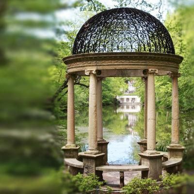 Roman Style Carving Marble Gazebo