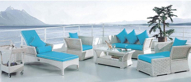 Wholesale Outdoor Furniture Rattan Wick Quick Drying Cozy Sofa Set