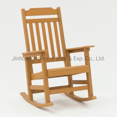 HIPS Plastic Wood Outdoor Furniture Rocking Chair