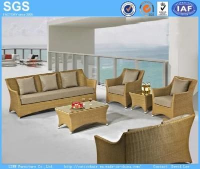 Patio Furniture Holiday Village PE Rattan Sofa