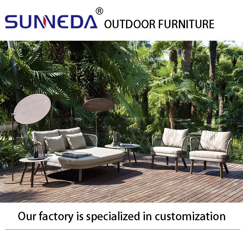 All Weather Aluminium Alloy Front Porch Countryside Villa Chair Outdoor Furniture