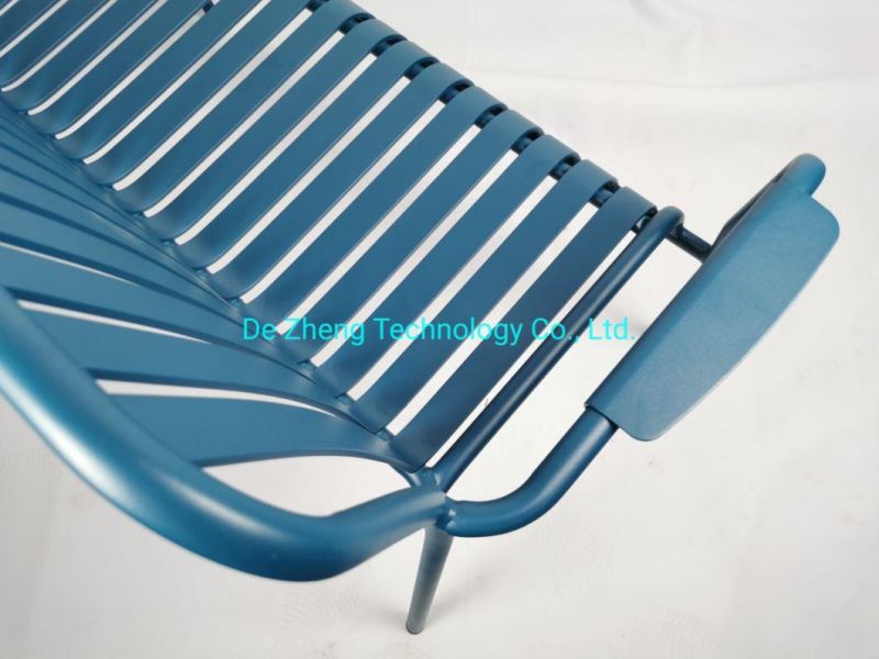 Europen Rusting Resistance Punched Outdoor Aluminum Slat Bench Water Proof Bistro Bar Furniture
