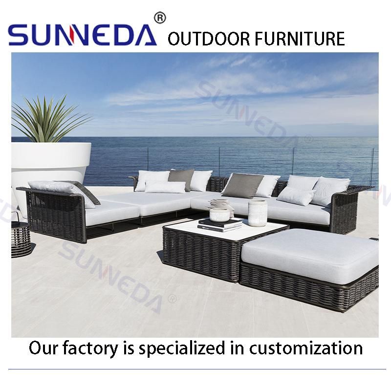 Outdoor Rattan Patio Sofa Set