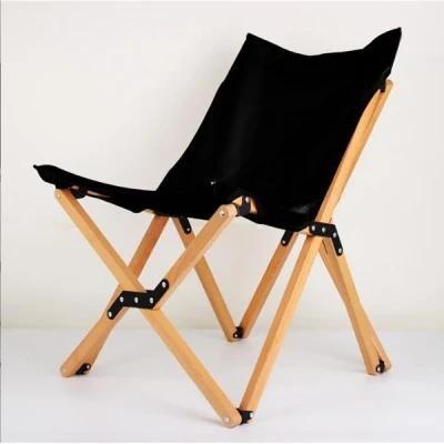 with Removable Cover and Storage Bag Folding Wooden Butterfly Chairs