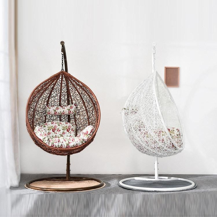 Leisure Wicker Patio Outdoor Home Wicker Rattan Hanging Swing Chair