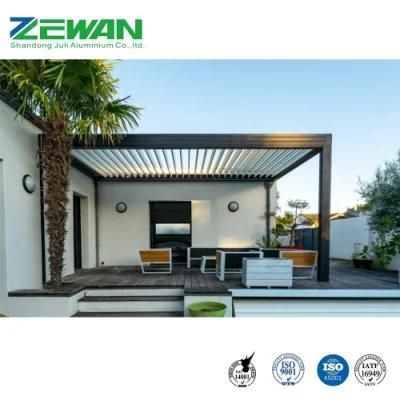 Aluminum Outdoor Bioclimatic Awning Roof Pergola