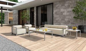Modern Garden Furniture Outdoor Sofa Set with Stainless Steel Frame