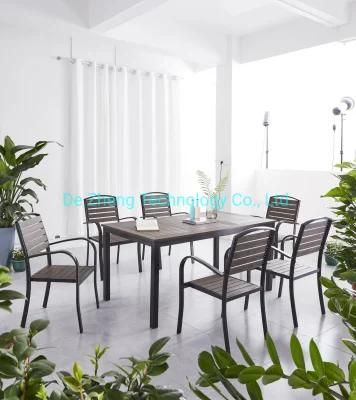 Commercial Home Balcony Leisure Funky Outdoor Wooden Cafe Chair Restaurant Chairs Set