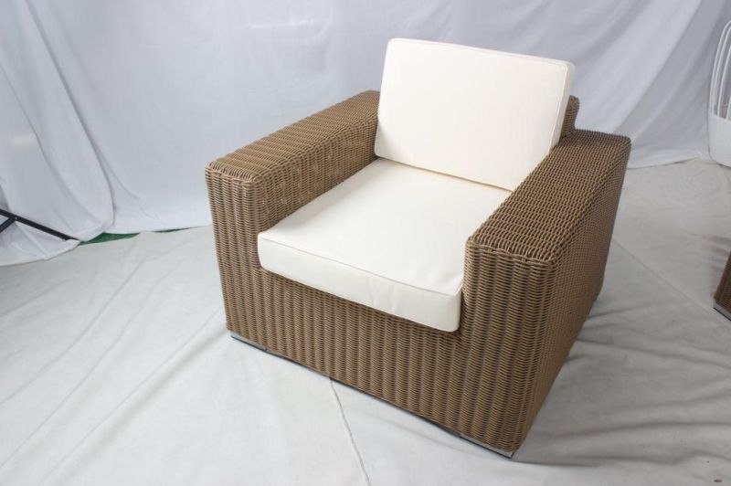 Big Size European Style 4PCS Leisure Patio Garden Rattan Sofa Set Outdoor Furniture for Hotel