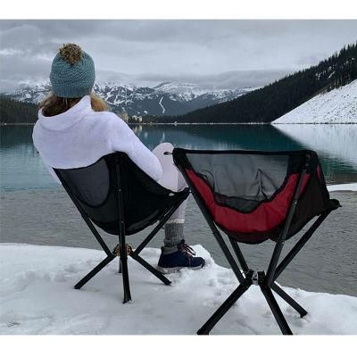 Outdoor Portable Light Weight Folding Moon Chair Camp Chair for Beach Camping Drawing Picnic