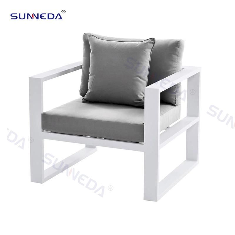 Luxury Outdoor Patio Aluminum Furniture Leisure Simple Sofa Sets