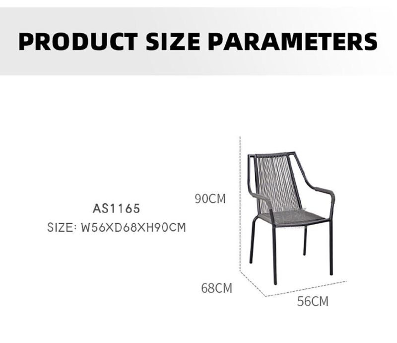 Wholesale Hot Selling Cheap Outdoor Furniture Garden Park Rattan Chair