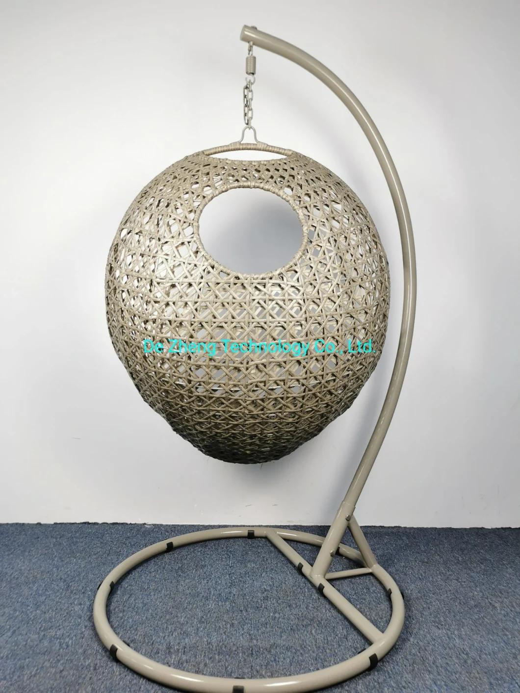 High Quality Waterproof Rattan Outdoor Patio Swing Hotel Egg Chair