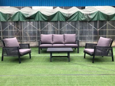 Aluminium+ Rope Aluminium Sectionals on Sale Outdoor Corner Sofa Set