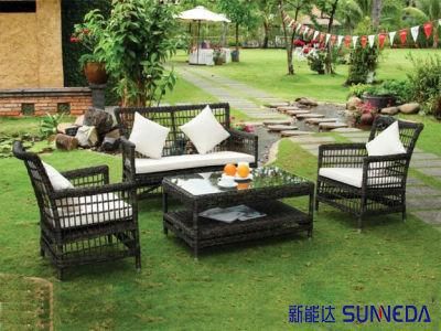 Woven Rattan Sofa Outdoor Garden Furniture Leisure Sofa Patio Sofa Set