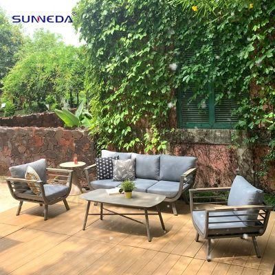 Luxury Outdoor Modern Leisure Aluminum Sectional Sofa Garden Furniture