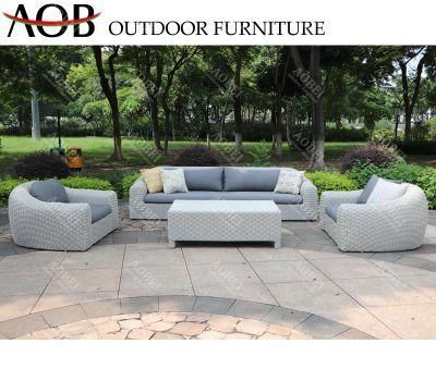 Aobei Modern Patio Garden Hotel Home Villa Resort Rattan Wicker Leisure Outdoor Sofa Set Furniture