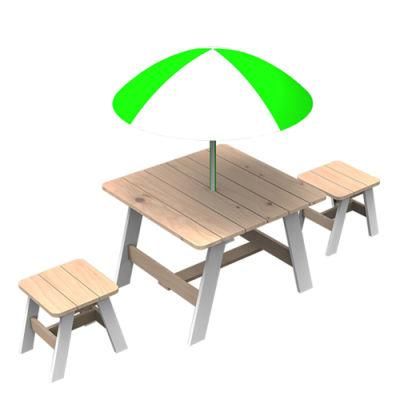 Good Quality Childrens Outdoor Wooden Table and Chair