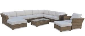 Large Garden Rattan Wicker Lounge Furniture Outdoor Patio Sofa Set