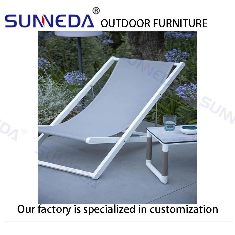Adjustable Foldable All Weather Weaving Pub Manor Front Porch Sunbed