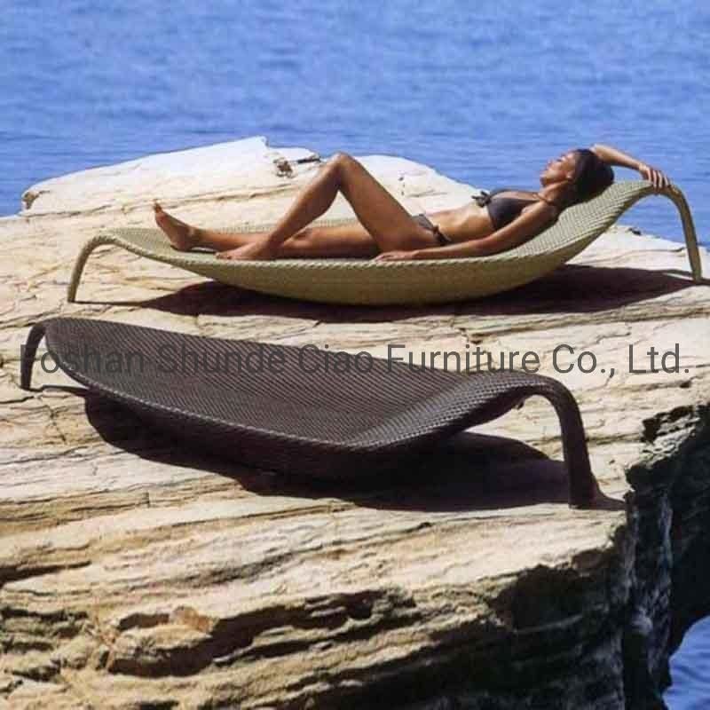 Aluminum Beach Rattan Wicker Swimming Pool Chair Lounge