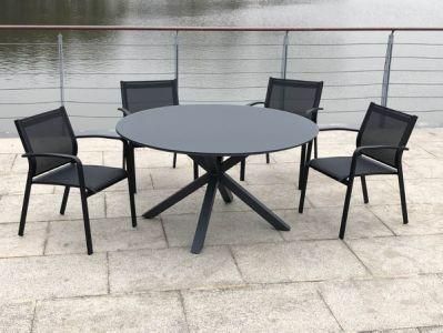 Customized OEM Outdoor Sectional with Dining Table Round Patio Set