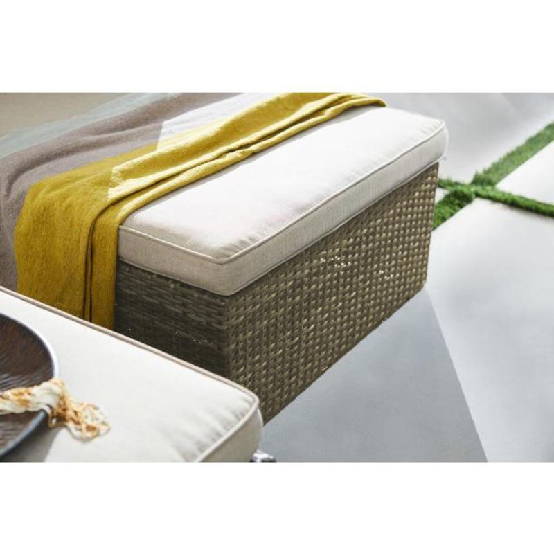 Modern Design Waterproof Fabric PE Rattan Outdoor Garden Sofa