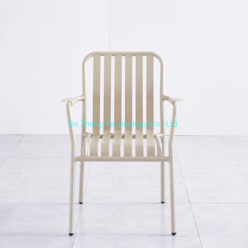 China Wholesale Modern Industrial Style Aluminum Dining Garden Outdoor Furniture